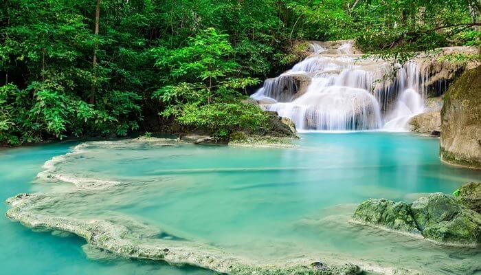 Erawan National Park Kanchanaburi Thailand