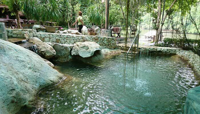 Hindad Hot Springs Kanchanaburi Thailand