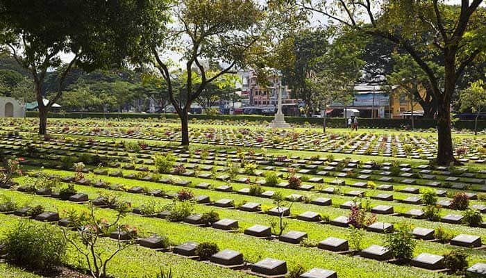 Kanchanaburi War Cemetery Kanchanaburi Thailand