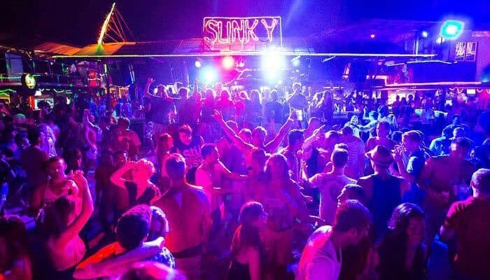 Krabi Island beach party