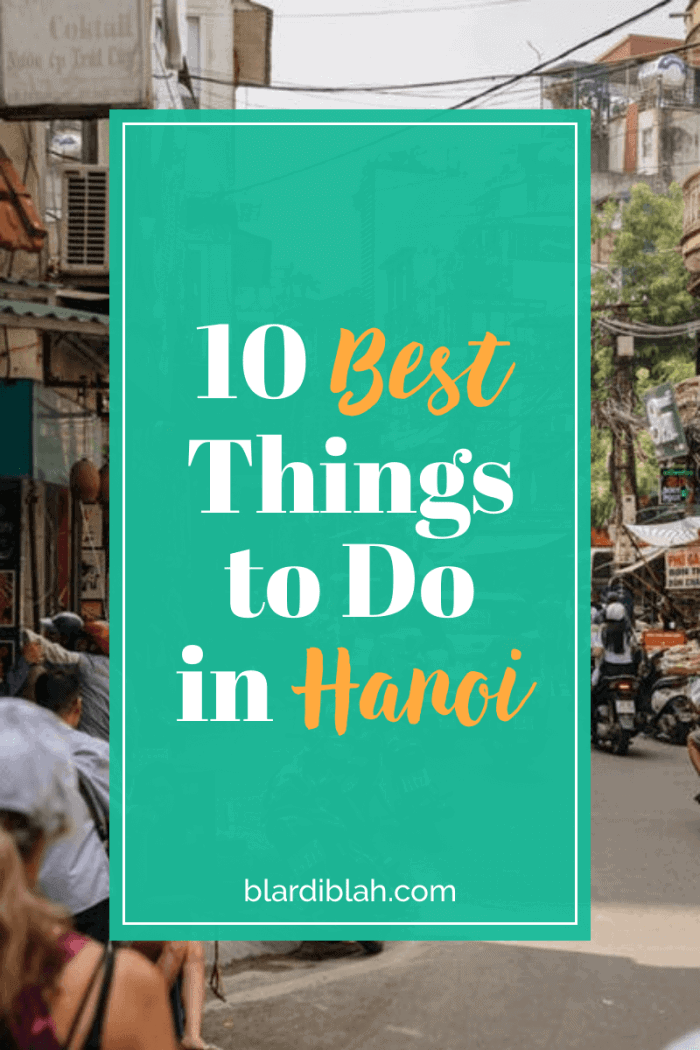 10 Best Things to Do in Hanoi Vietnam