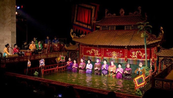 Dragon Water Puppet Show Ho Chi Minh City Vietnam