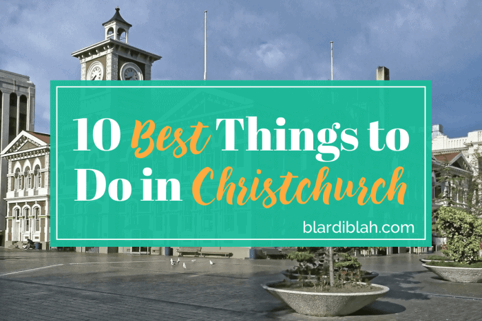 christchurch attractions