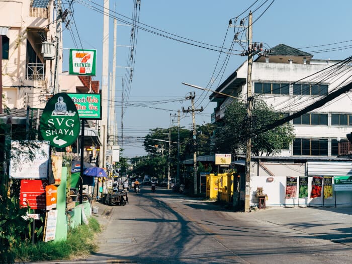 Street view of Chiang Mai