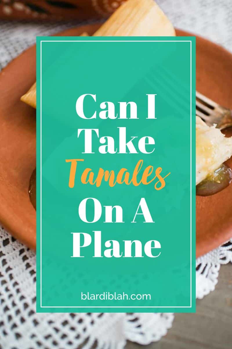 Can I Take Tamales On A Plane