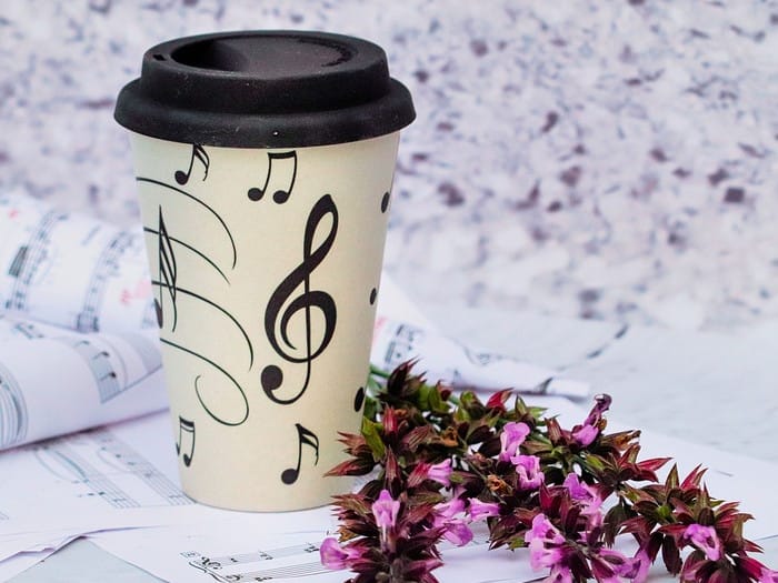 K cup with cover