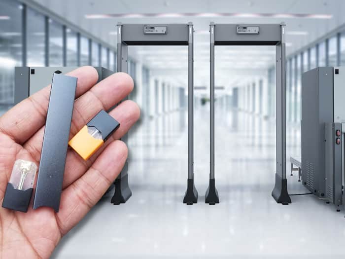 Walk-Through Metal Detector detect Vape