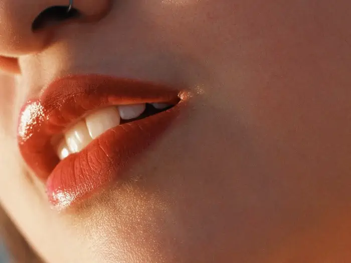 moist lips and skin