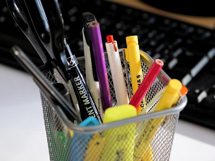 pens and pencils