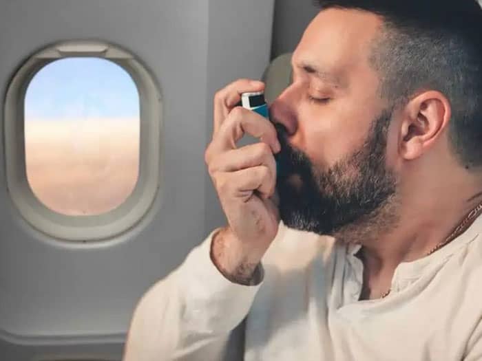Nicotine Inhalers On A Plane