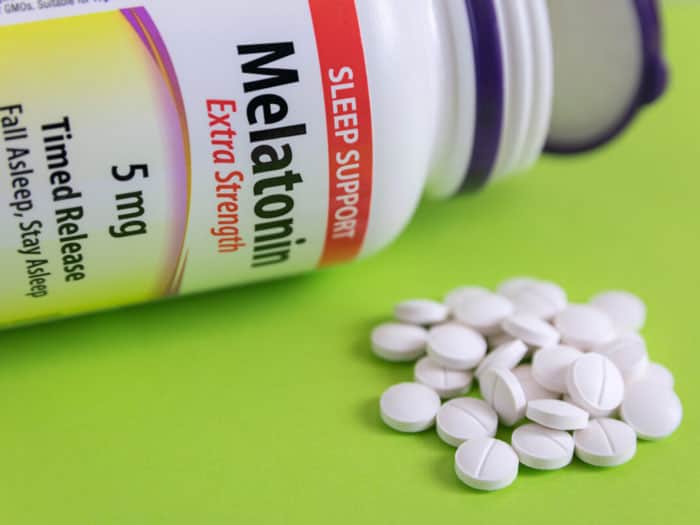 Melatonin supplements at airports