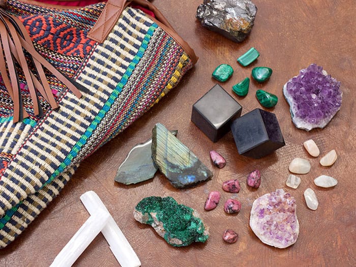 Packing crystals in your carry-on bags