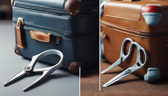air travel scissor regulations